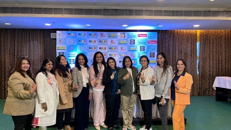 Rekha Jain – JITO APEX Ladies Wing SPORTS Convenor, Kalpana Baid – EAST ZONE Ladies Wing Convenor, Sheetal Dugar – JITO APEX Ladies Wing Chief Secretary, Sangeeta Jain - JITO APEX Ladies Wing secretary, Jayshri Bhandari - JITO APEX Ladies Wing Treasurer, Shashi Jain Dugar - JITO KOLKATA Ladies Wing Chief Secretary, Sangeeta Baid – JITO KOLKATA Ladies Wing Chairperson, Dr Sunita Sethia - JITO APEX Ladies Wing Vice Chairperson, Barkha Garia – Social Media & PR Co-Convenor and Hemlata Shyamsukha – JITO KOLKATA SPORTS Convenor at the press meet announcing the grand spectacle of the JITO Ladies Premier League 2024 to be held at NKDA Cricket Stadium in Kolkata on 4th - 5th January 2024 under the initiative of JITO SPORTS project.