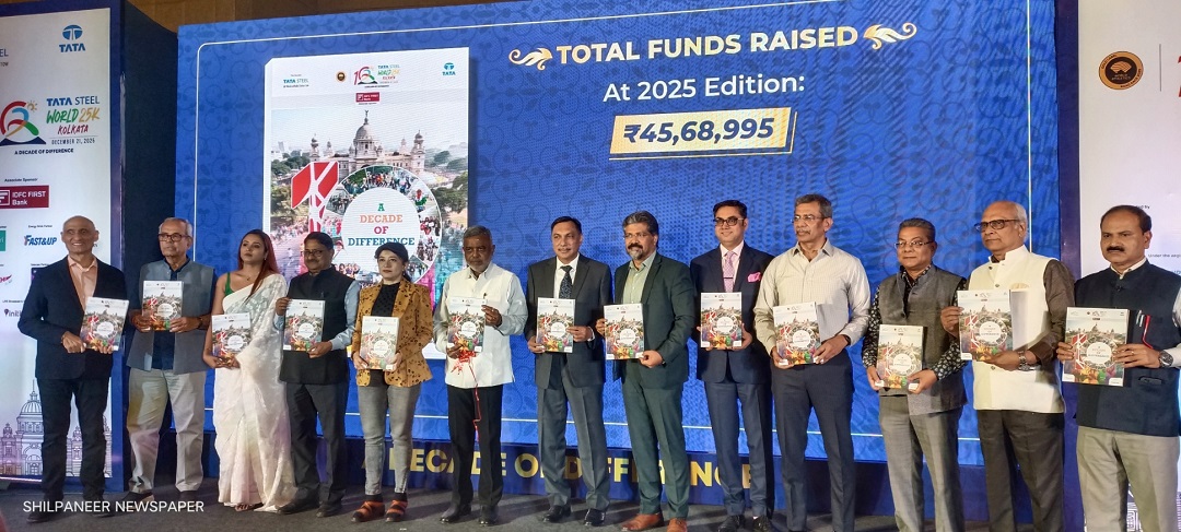 Tata Steel World 25K Kolkata Honours Champions of Philanthropy & Social Impact  39 NGOs, 9 corporates & citizens collectively raised INR 45.68 lakh for social causes