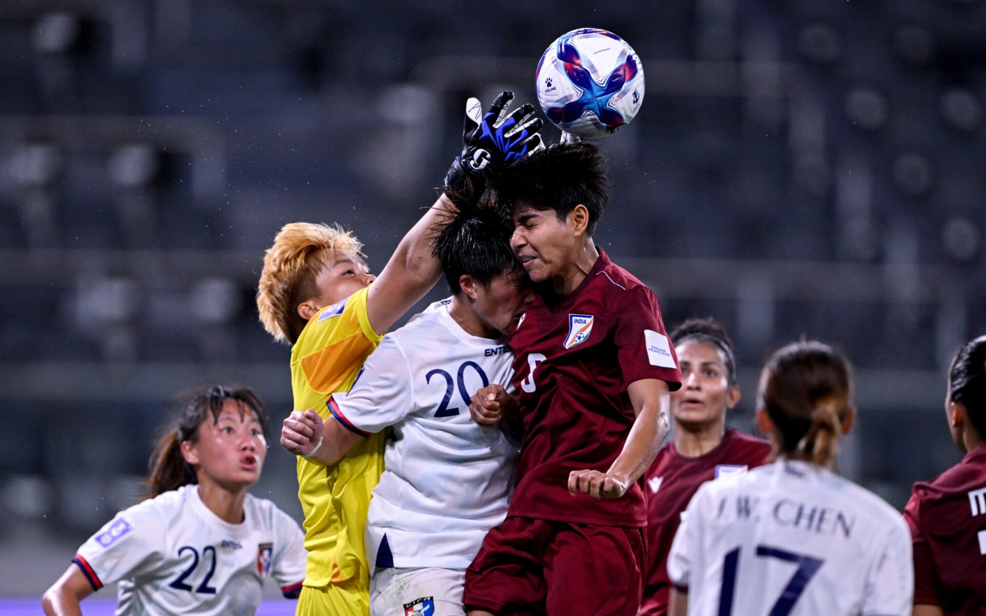 Blue Tigresses valiantly bow out of the AFC Women’s Asian Cup after Chinese Taipei defeat