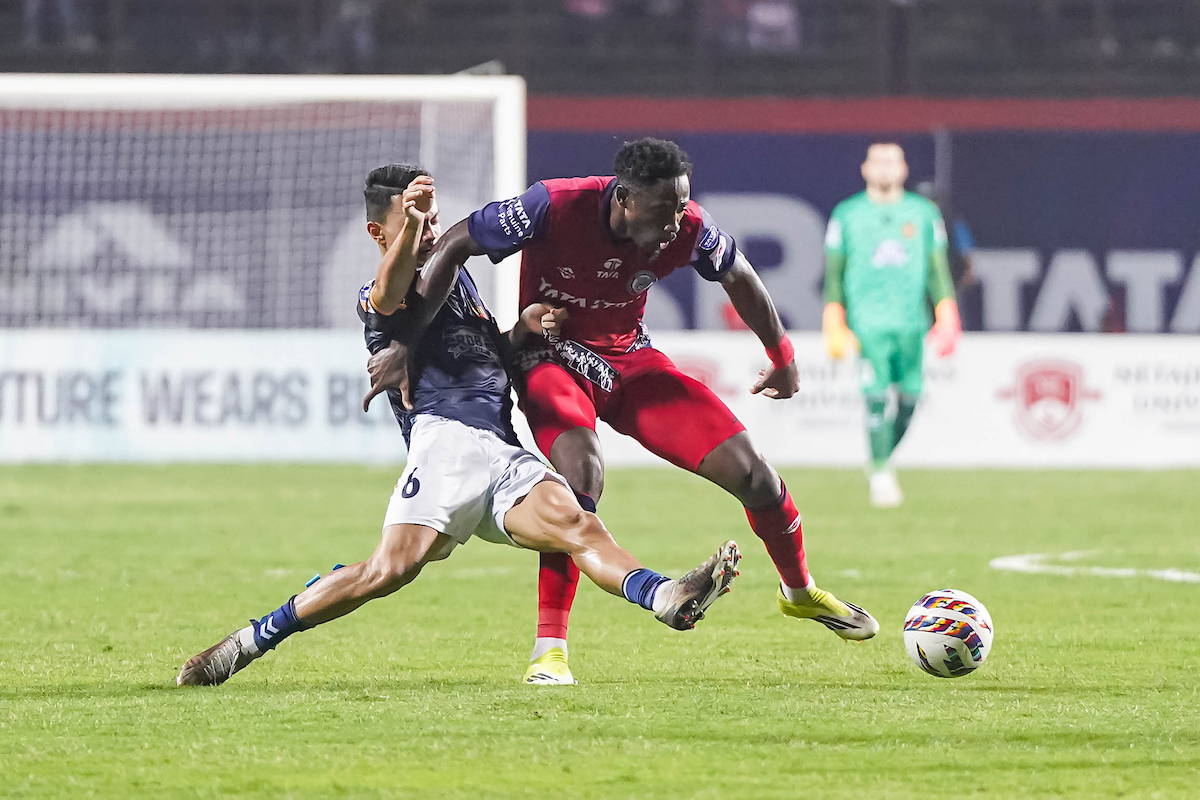 Captain Eze’s strike seals three points for 10-man Jamshedpur