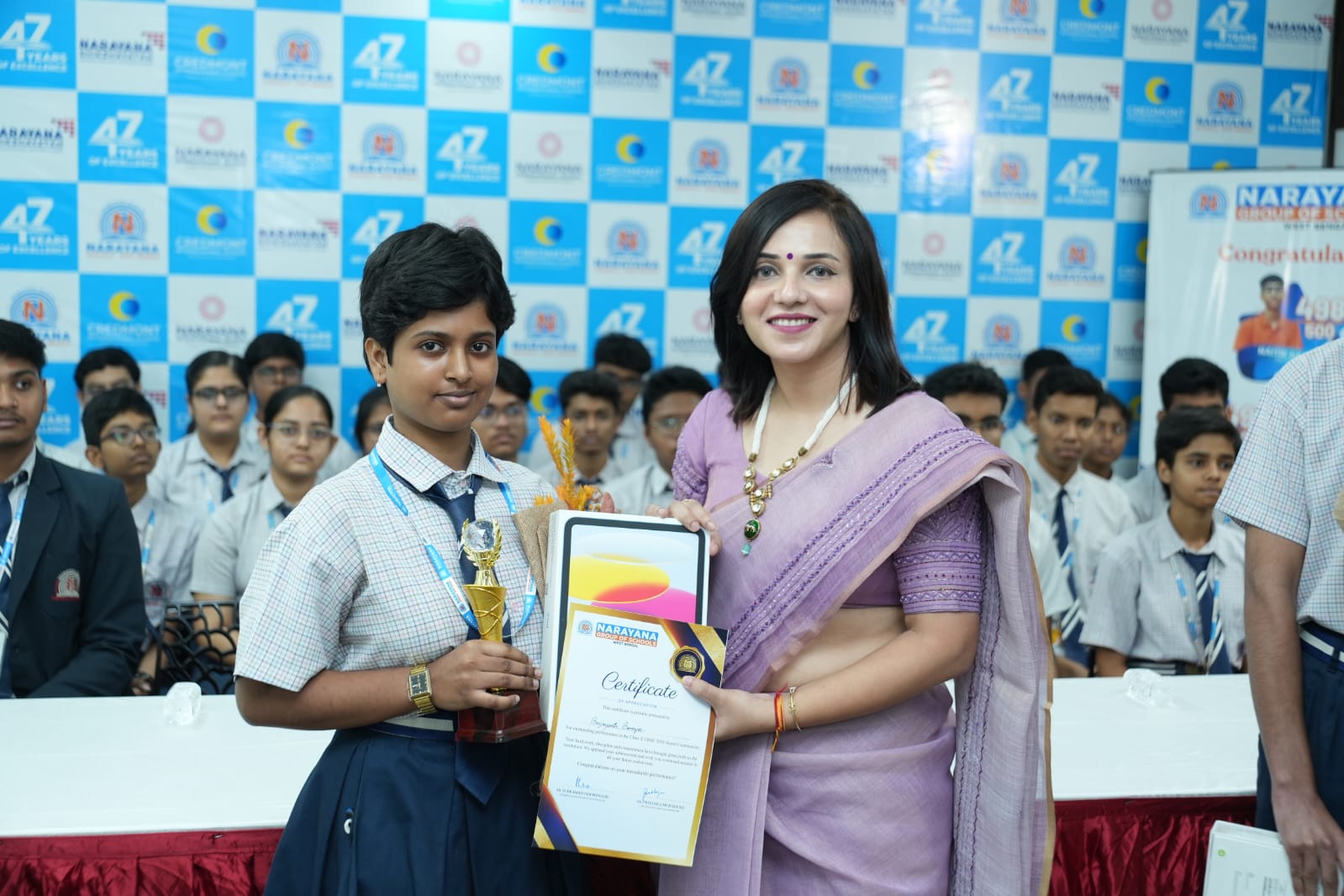 নারায়ণা স্কুলস, পশ্চিমবঙ্গ সিবিএসই দশম শ্রেণির বোর্ড পরীক্ষার ফলাফল ২০২৬-এ আবারও একাডেমিক উৎকর্ষের শীর্ষে নিজেদের প্রতিষ্ঠিত করল / Narayana Schools, West Bengal, sets a Landmark Performance in CBSE Class X Board Results 2026