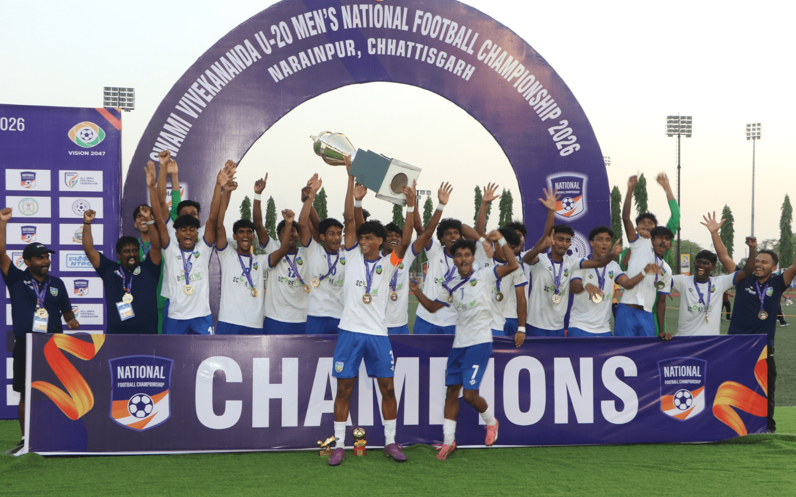 Kerala scripted a second-half comeback against Mizoram to clinch the Swami Vivekananda U20 Men&rsquo;s NFC title