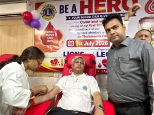 থ্যালাসেমিয়া শিশুদের পাশে রক্তদান শিবির, লায়ন্স ও লিও ডিস্ট্রিক্ট ৩২২বি১-এর মানবিক উদ্যোগ