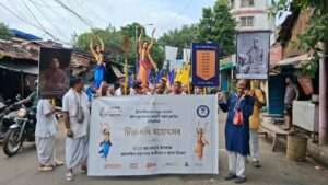 কলকাতায় ঐতিহাসিক চিঁড়া-দধি মহোৎসবের সূচনা,কয়েকশো ভক্ত সমাগম